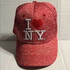 “I LOVE NY” Stylish & Vibrant BIG APPLE RED Adult Hat/Cap One Size Fits All-NEW